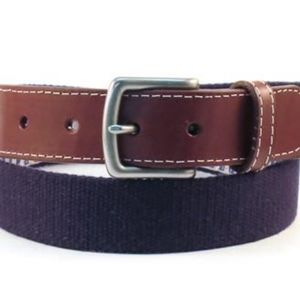 JT Spencer Solid Belt in Patriot Navy